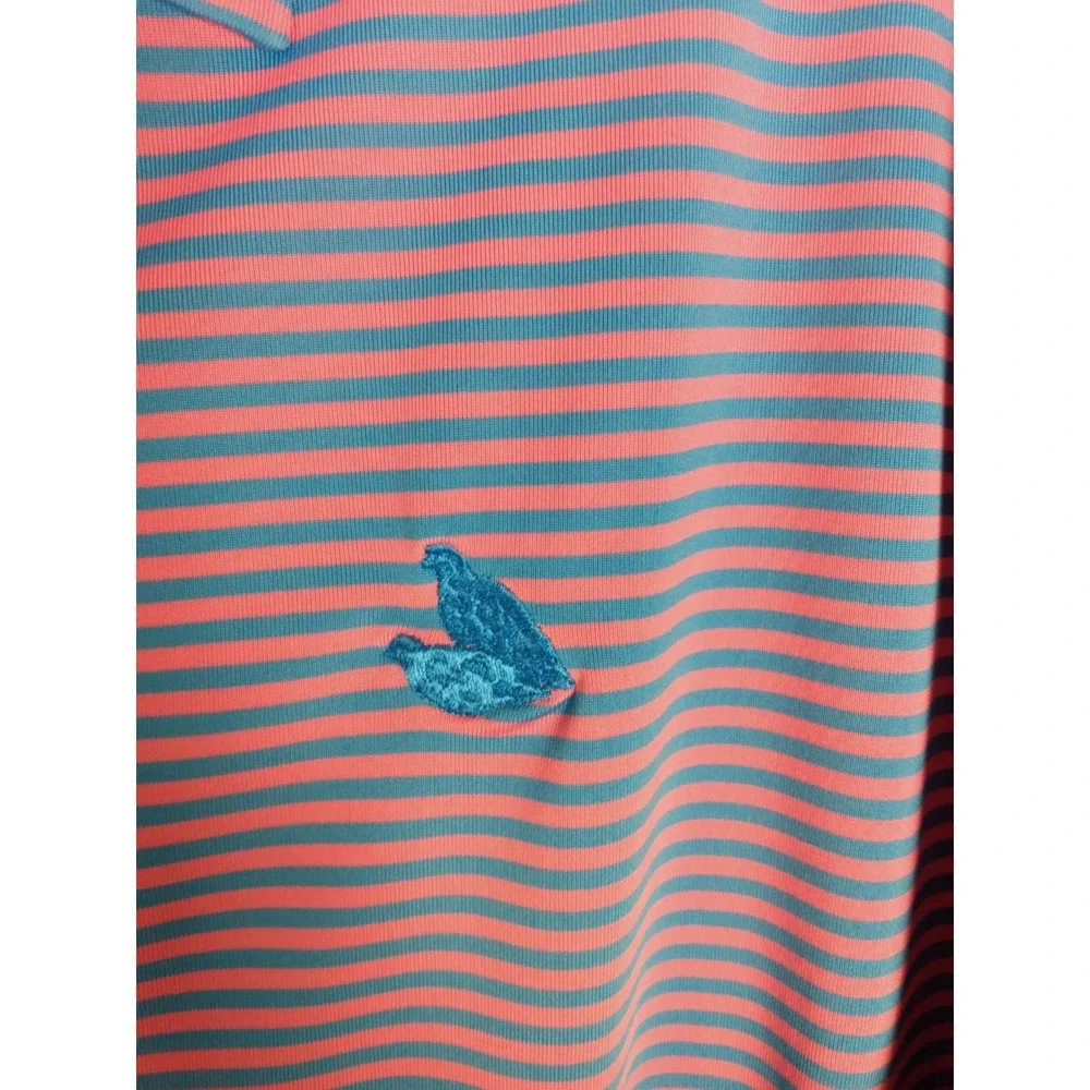 Donald Ross Polo Golf Shirt Mens Size Large Pink/Blue‎